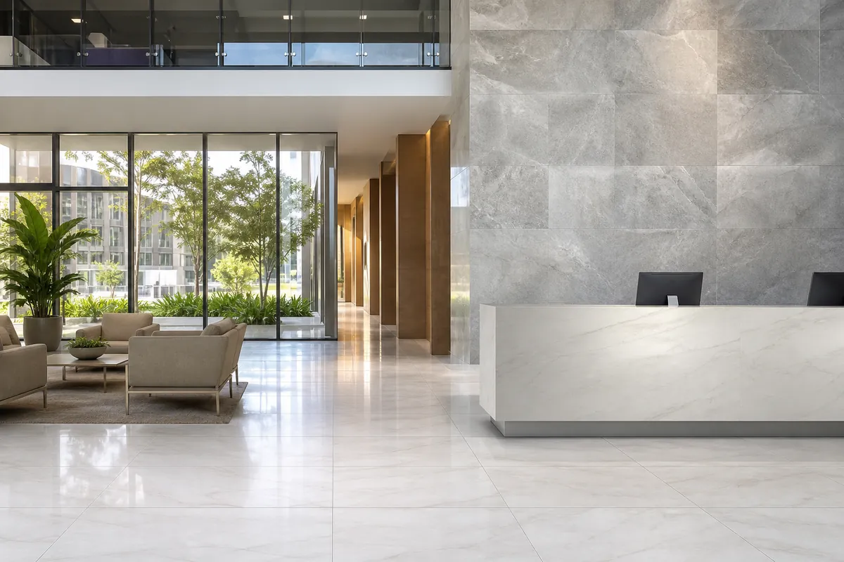 ceramic porcelain tiles for Africa office building wall and floor application