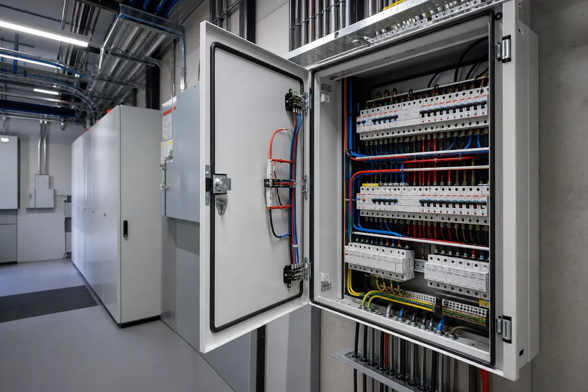 distribution box for commercial building electric system