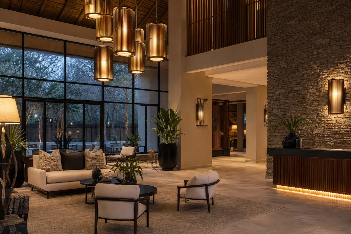 lighting fixtures for Africa office building project