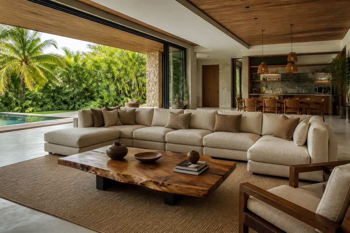 sofa furniture for South America villa apartment project