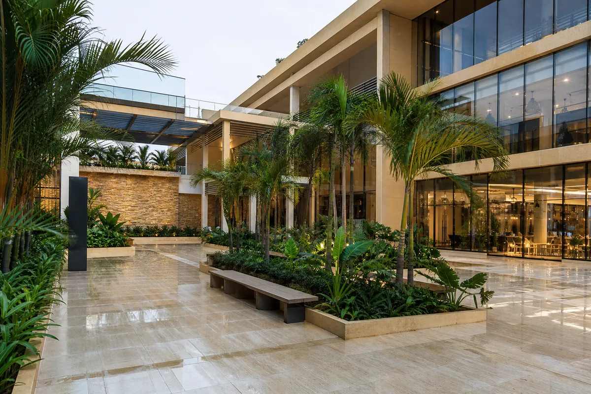 Completed Projects Office Building in Ghana with complete building materials supply