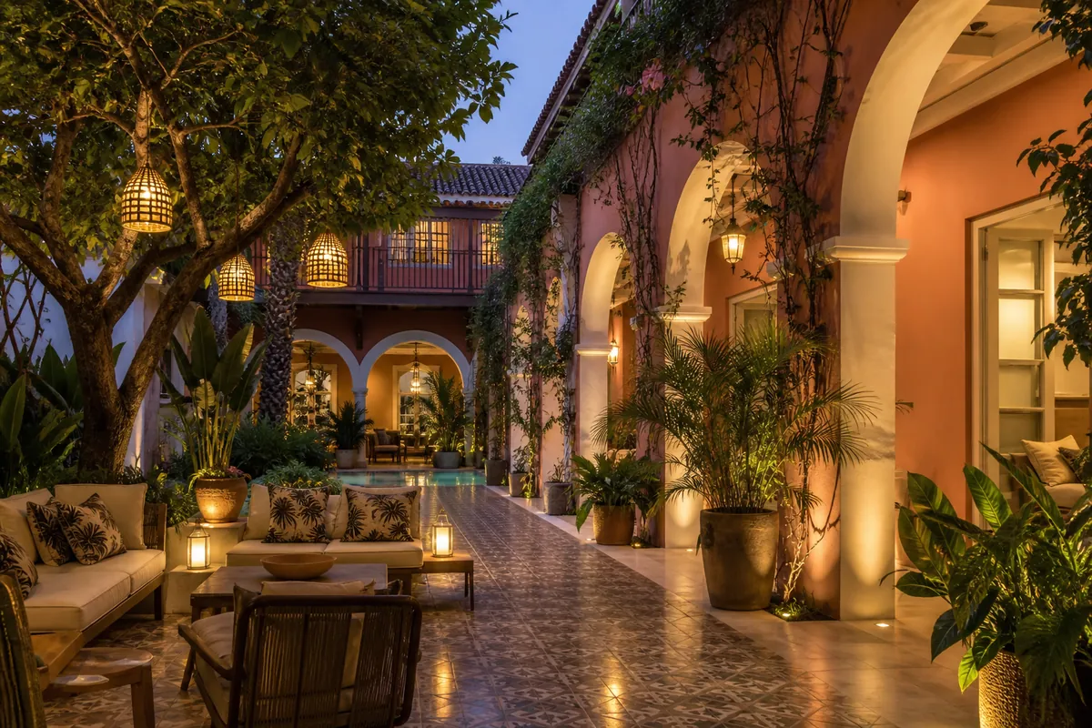 Completed Projects Hotel in Colombia with complete building materials supply