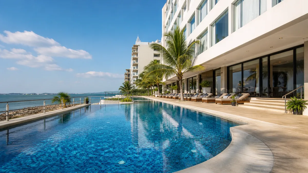 Completed Projects Hotel in Tanzania with complete building materials supply