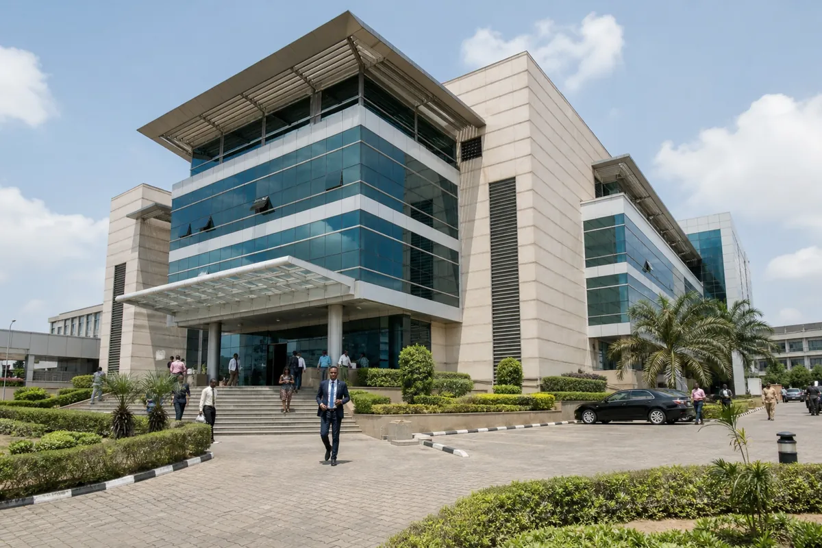 Completed Projects Office Building in Nigeria with complete building materials supply